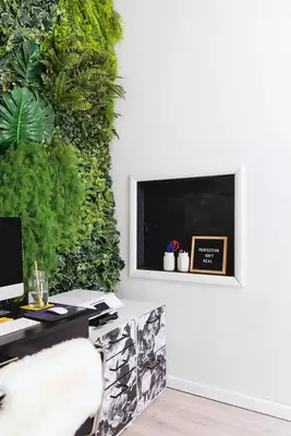 Living Wall Home Office Tour