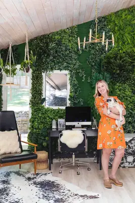 Living Wall Home Office Tour