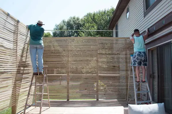 building a pergola