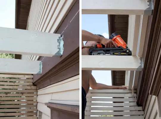 How to Build a Slat Wood Pergola