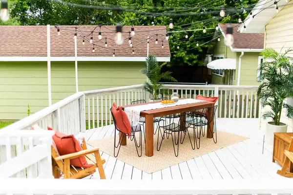 Holiday House Back Porch Refresh