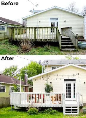 Holiday House Back Porch Refresh