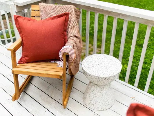 Holiday House Back Porch Refresh