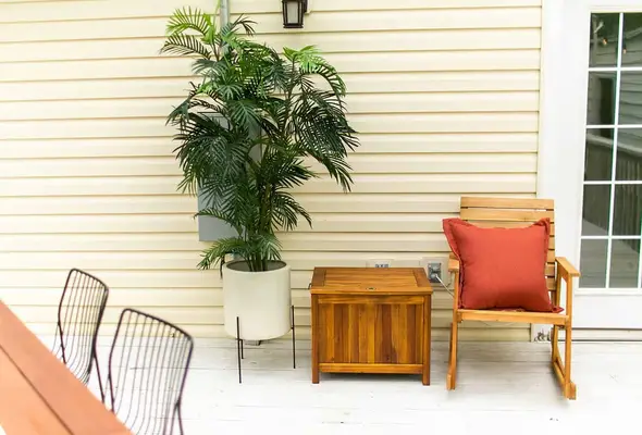 Holiday House Back Porch Refresh