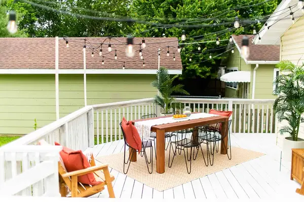 Holiday House Back Porch Refresh