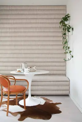 How I Built a Channel Tufted Storage Banquette