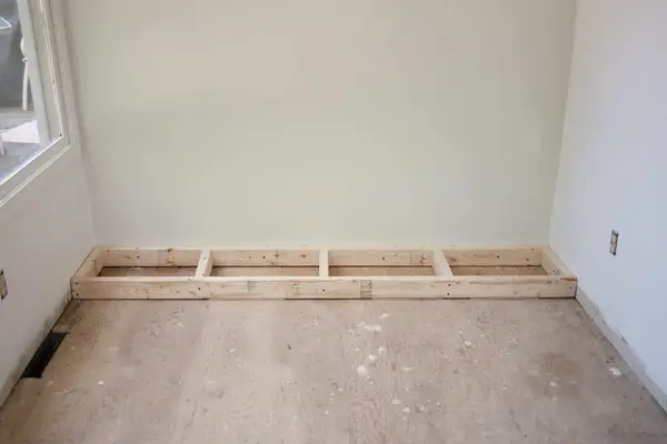 How I Built a Channel Tufted Storage Banquette