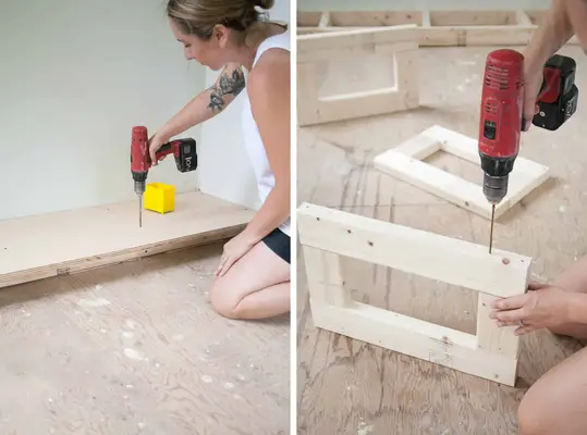 How I Built a Channel Tufted Storage Banquette