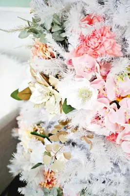 Floral Christmas Tree DIY!