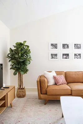 Holiday House Living Room Before & After