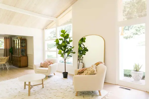 DIY Paneled Ceiling (How to Cover Popcorn Ceilings)