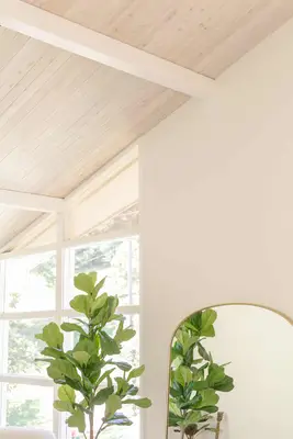 DIY Paneled Ceiling (How to Cover Popcorn Ceilings)