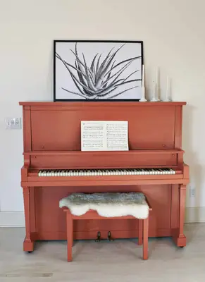 Hvilken maling jeg brukte på pianoet mitt