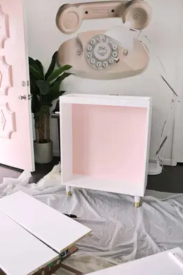 Ikea IVAR Cabinet Hack (Turned Into A Bar Cabinet!)