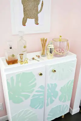 Ikea IVAR Cabinet Hack (Turned Into A Bar Cabinet!)