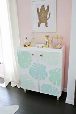 Ikea IVAR Cabinet Hack (Turned Into A Bar Cabinet!)