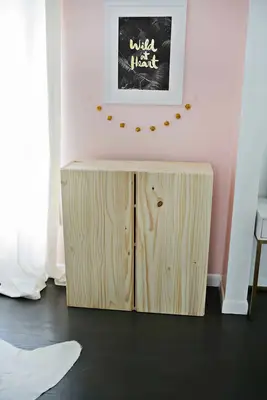 Ikea IVAR Cabinet Hack (Turned Into A Bar Cabinet!)