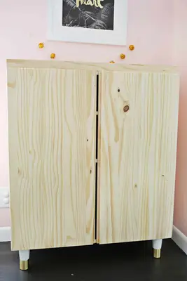 Ikea IVAR Cabinet Hack (Turned Into A Bar Cabinet!)