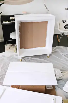 Ikea IVAR Cabinet Hack (Turned Into A Bar Cabinet!)