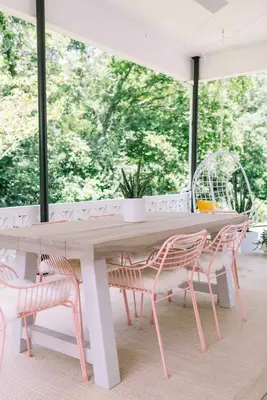 How I Turned My Carport Into An Outdoor Porch (Before + After)