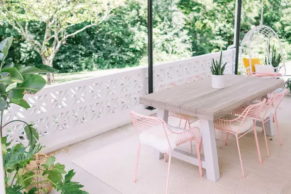 How I Turned My Carport Into An Outdoor Porch (Before + After)