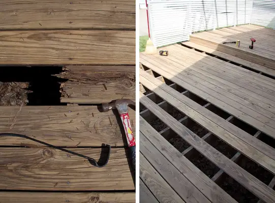 How We Refinished Our Old Wood Deck
