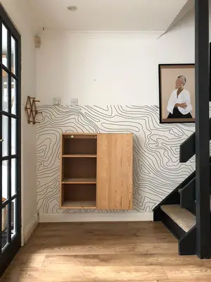 Before look at the IKEA IVAR cabinet