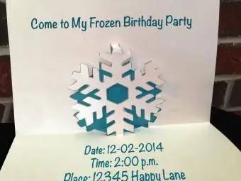 Invito alla festa congelata