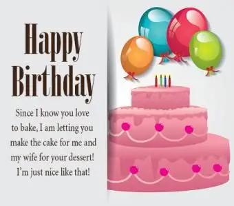 Svokra k narodeninám od zaťa