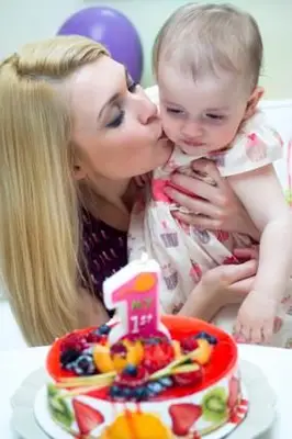 아기의 첫 생일을위한시