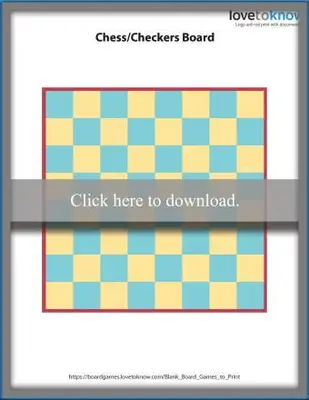 Échecs ou damiers vierges