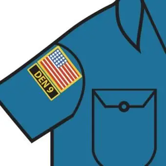 Naszywka z flagą Cub Scout