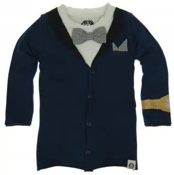 Shatsu Blaues Tuxedo-T-Shirt