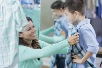 טבלת מידות בגדי בנים