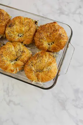 Caramelized Onion Breakfast Sandwiches