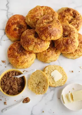 サツマイモのベーグル