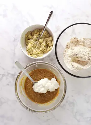 Upside Down Banana Coffee Cake