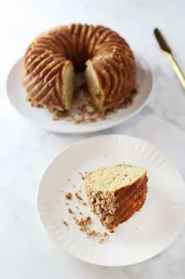 Upside Down Banana Coffee Cake