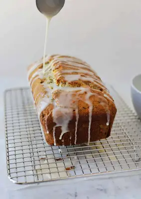 Poppy Seed Bread with Orange Glaze