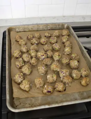 Turkey Meatball Quiche