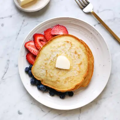Receta de panqueques sin leche