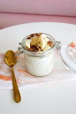 banana nut bread overnight oats