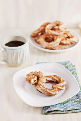 Crullers glacés de rhum
