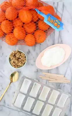 Make Your Own Healthy Mandarin Orange Cream Popsicles