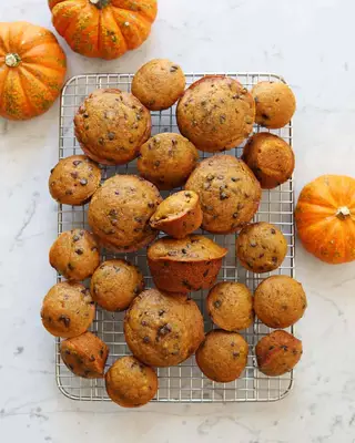 부드러운 호박 머핀