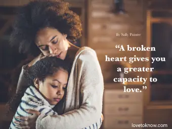 娘を抱きしめる女性との失恋の引用にどのように対処しますか