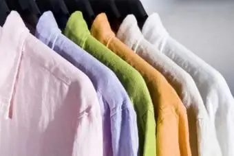 Chemises en lin de couleur