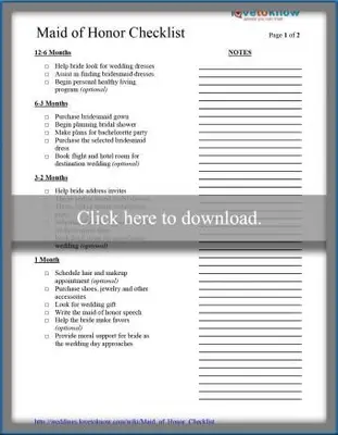 Zadarmo vytlačiteľný kontrolný zoznam