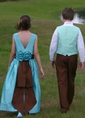 Robe bleue Tiffany/Tenue pour garçon © Pegeen Vêtements de cérémonie pour enfants