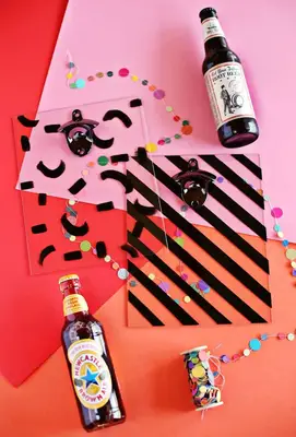 DIY modern de bricolaj de sticlă